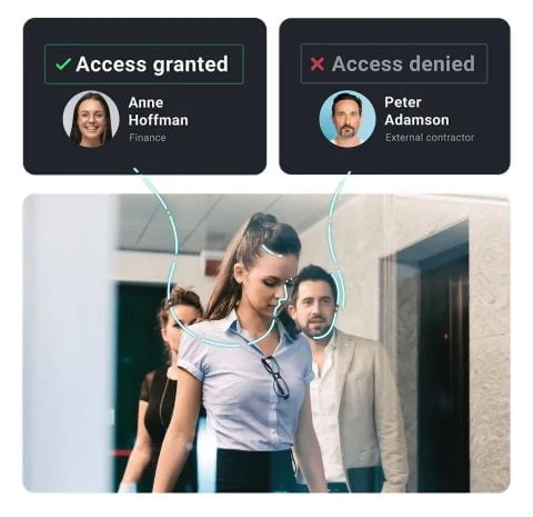 Control de acceso biométrico sin contratiempos