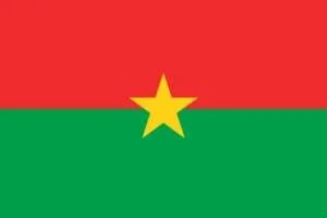 Flag of burkina faso