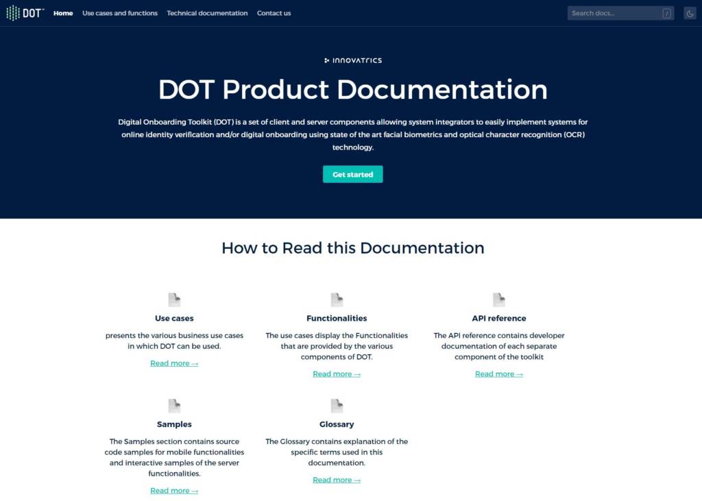 La documentación técnica del kit de herramientas de incorporación digital ya está disponible en línea