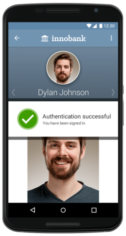 biometric authentication from smartphone