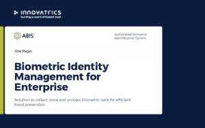 biometric identity for enteprise