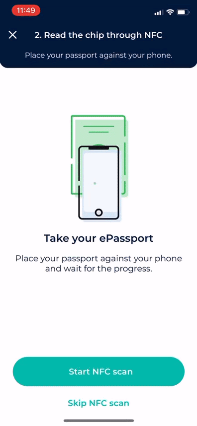 e-passport onboarding