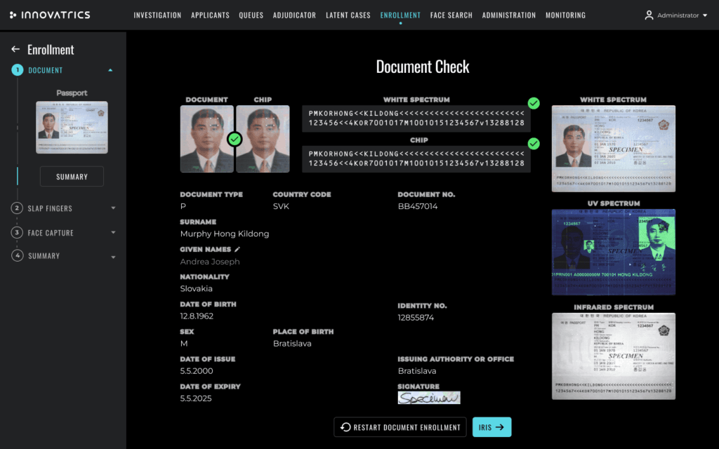 Border Control Platform